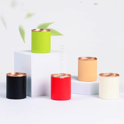 Custom Peel‑off Lid Paper Canisters, Food‑Grade Cardboard Tubes for food Packaging