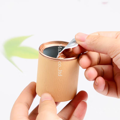 Custom Peel‑off Lid Paper Canisters, Food‑Grade Cardboard Tubes for food Packaging